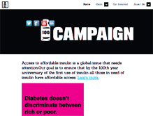 Tablet Screenshot of 100campaign.org